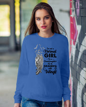 Load image into Gallery viewer, A Granddaughter To A Grandpa With Wings Handheld Gift For Granddaughter Sweatshirt
